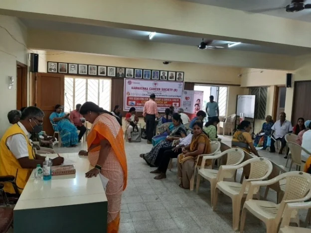 Karnataka Cancer Society health screening camp
